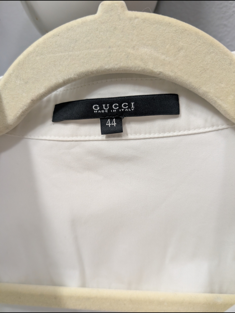 Vintage Tailored Gucci White Button Down Shirt